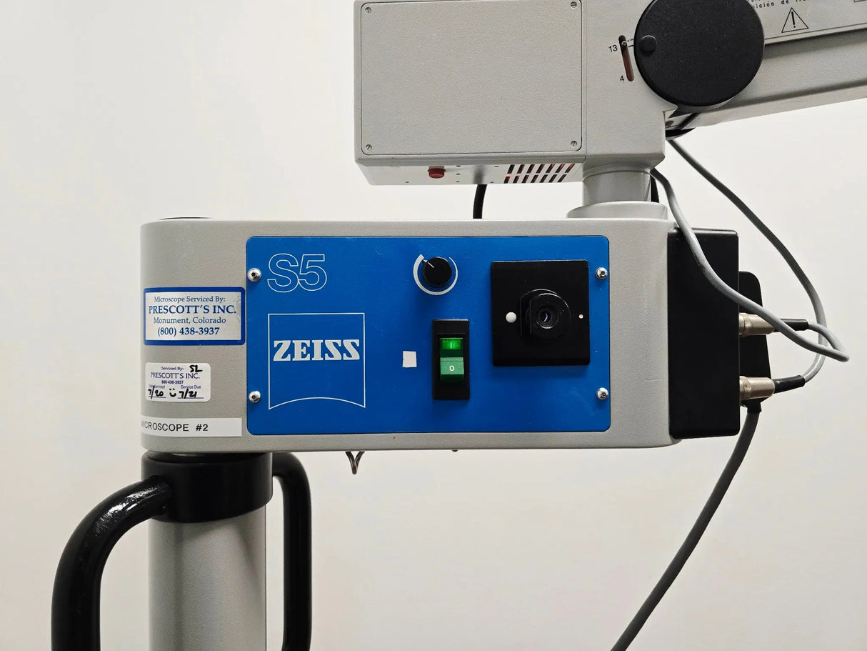 Carl Zeiss OPMI MD S5 Surgical Microscope System w/ Foot Control Primis Medical