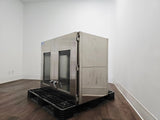 Industrial Stainless Steel Passthrough Cabinet w/Glass Doors Restaurant Wine Bar Primis Medical
