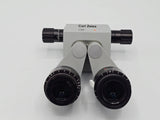 Carl Zeiss f=170 Binocular Microscope Head w/ 10x/21B Eyepieces Primis Medical