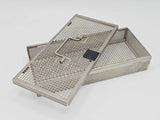 Aesculap JF159R Perforated Basket w/ Lid 10x5x1 Primis Medical