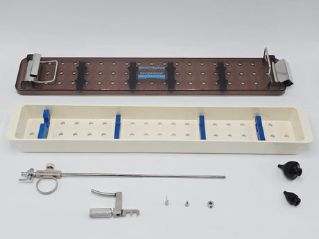 V. Mueller GL2360 Kahn Uterine Trigger Cannula w/ Smith & Nephew Tray Primis Medical