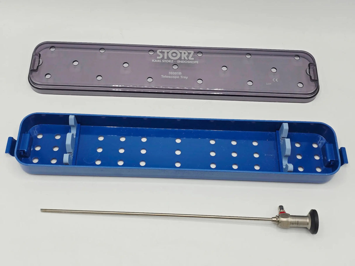 Karl Storz HOPKINS 27005BA Telescope 30° 4mm 30cm w/ 39301B Telescope Tray Primis Medical