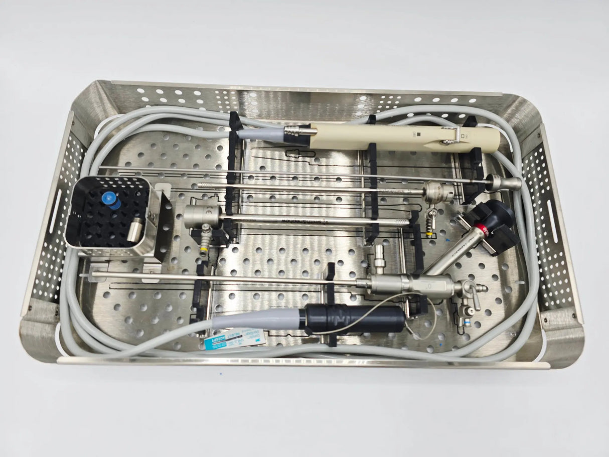 Smith & Nephew TruClear Hysteroscope Set w/ Shaver Handpiece Sheaths Tray Primis Medical