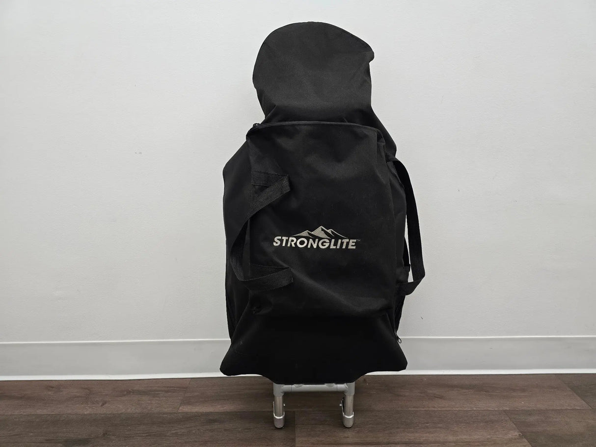 Stronglite Portable Massage Chair Foldable Black w/ Carry Case Primis Medical