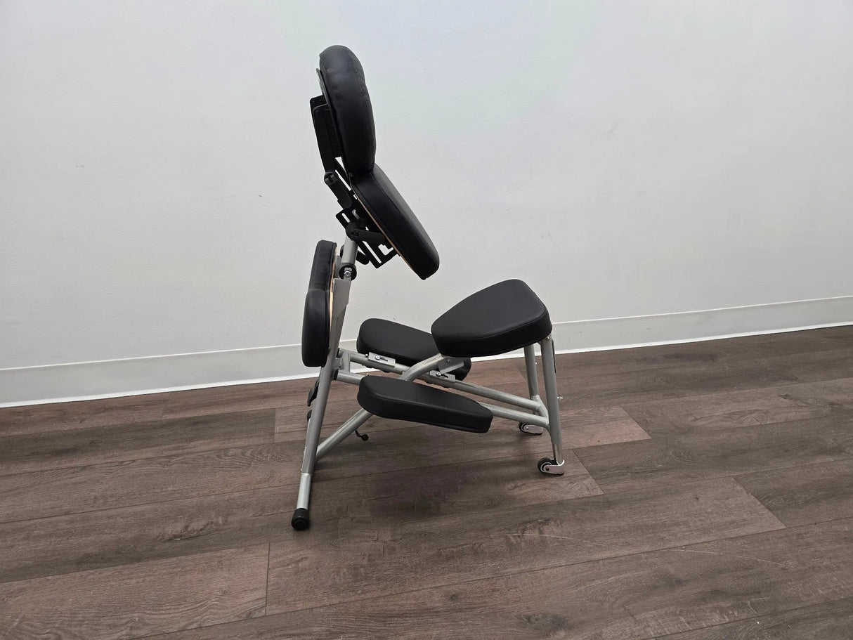 Stronglite Portable Massage Chair Foldable Black w/ Carry Case Primis Medical
