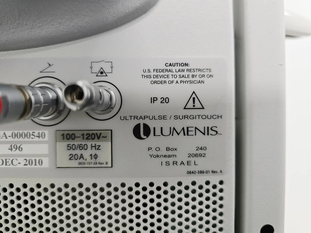 Lumenis UltraPulse SurgiTouch GA-0000540 CO2 Surgical System 2010 Primis Medical