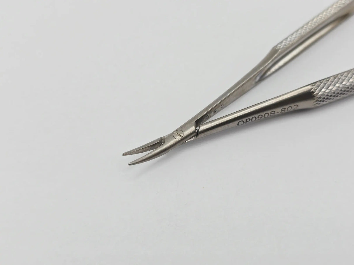 V Mueller OP0908-802 Cohan Mini Needle Holder Fine 8mm Jaws Curved Primis Medical