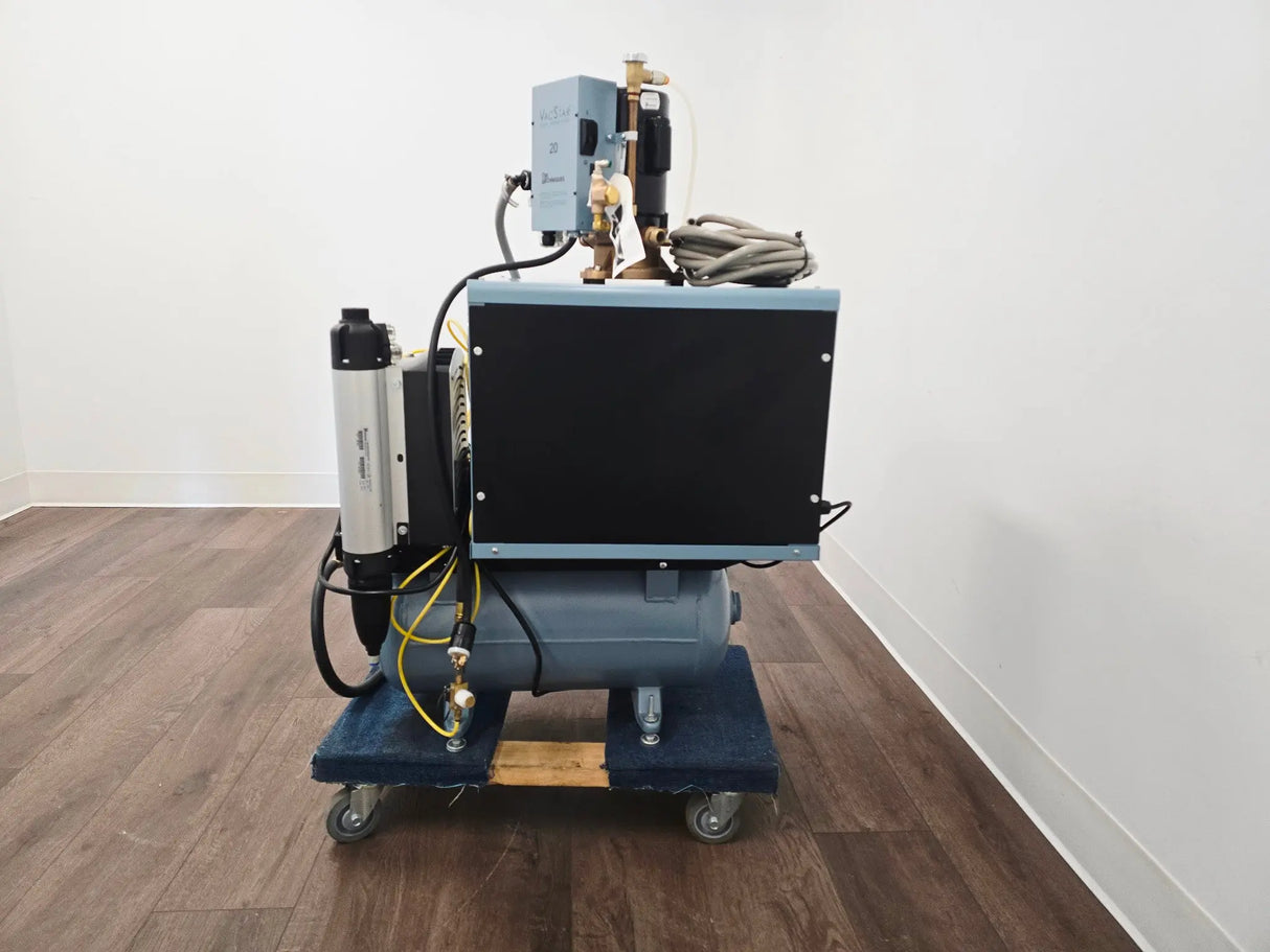 Air Techniques VacStar 20 VS20 Dental Vacuum w/ AirStar AS21M Compressor Primis Medical