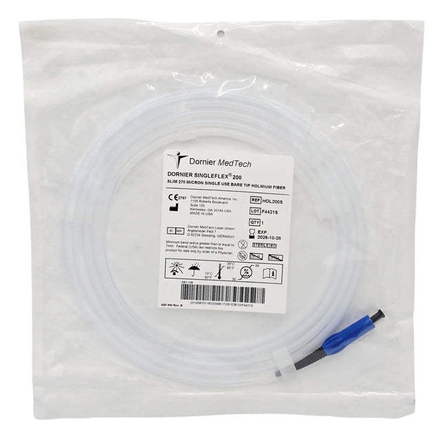 Dornier Slim 270 Micron SingleFlex 200 Laser Fiber - Single-Use Holmium Laser Delivery Fiber Primis Medical