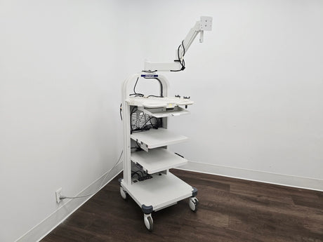 Olympus WM-NP2 Mobile Workstation - Endoscopy Video Trolley with MAJ-1641 Monitor Arm & Separation Transformer Olympus
