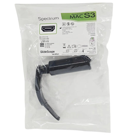 Verathon GlideScope 0574-0187 Spectrum DirectView Mac S3 - Disposable Video Laryngoscope Blade Verathon
