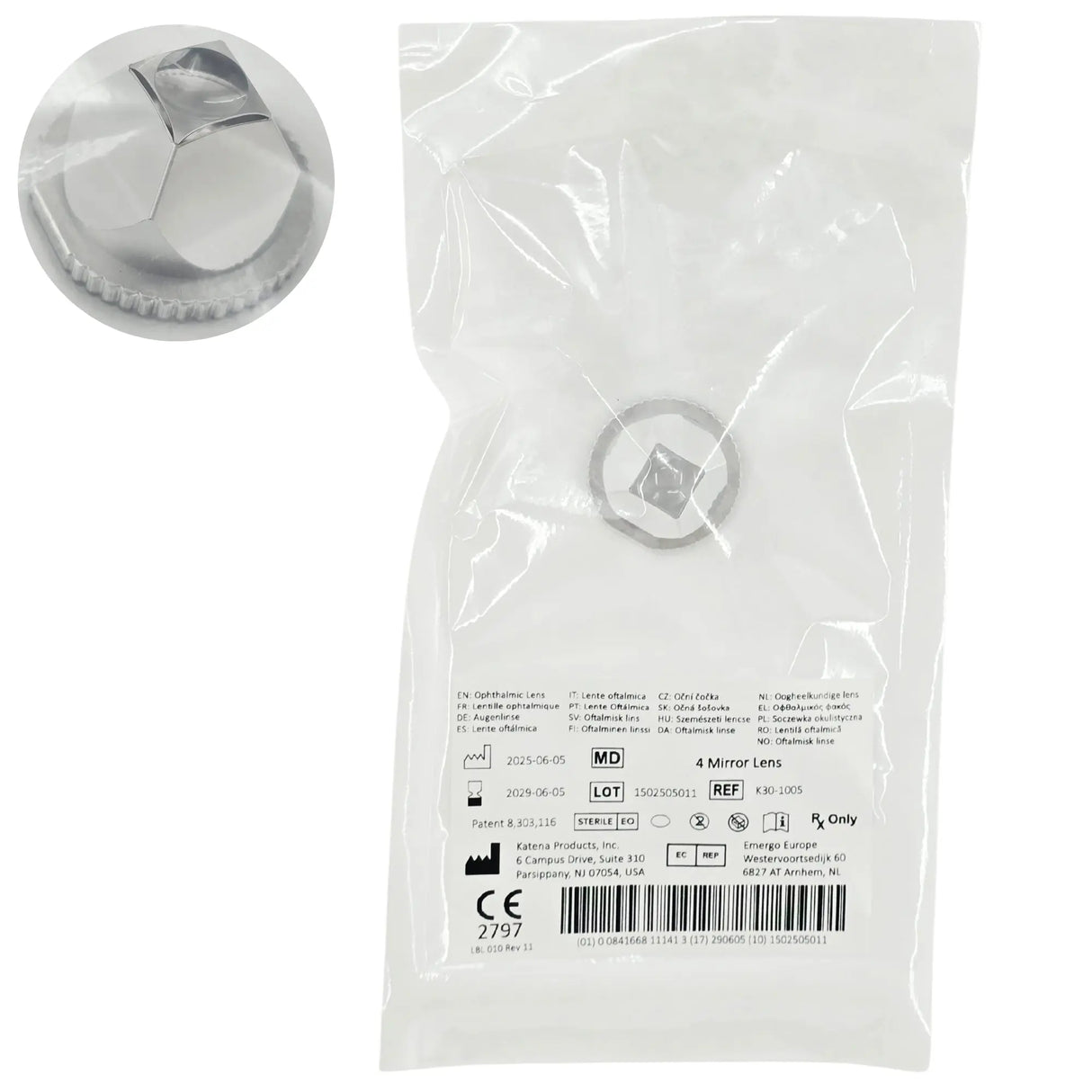 Corza Medical k301005 SensorTek Item - New Packaged Medical Supply Corza Medical