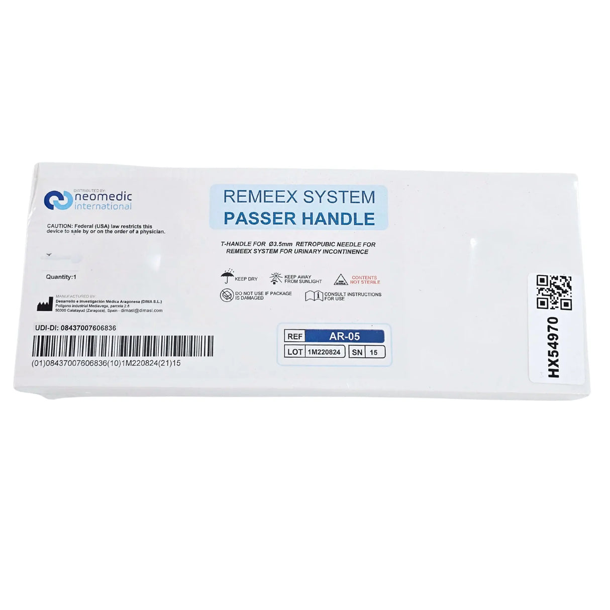 Remeex System AR-05 Passer Handle - Surgical Instrument Handle Remeex System