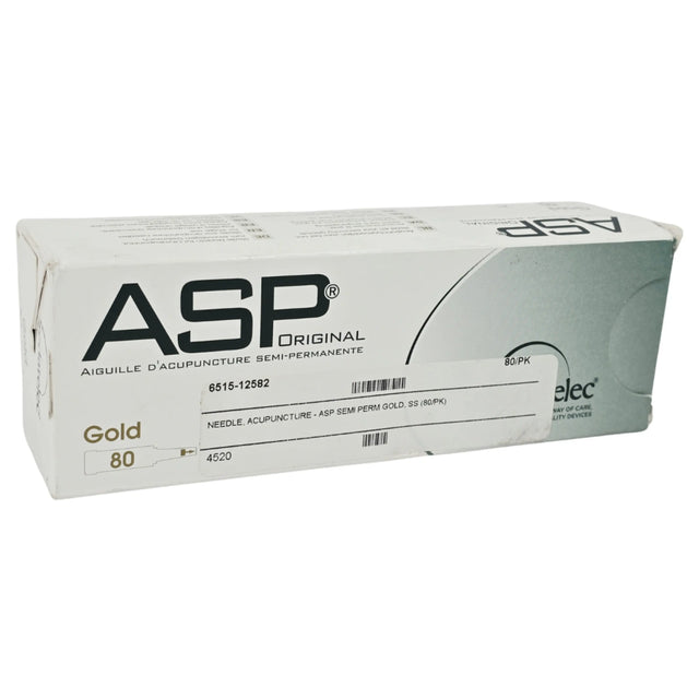 Sedatelec ASPG80 ASP Original Gold Semi-Permanent Ear Acupuncture Needles – Box of 80 New Sedatelec