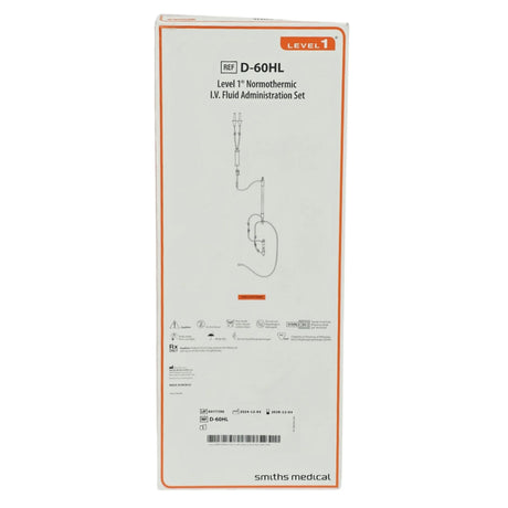 Smiths Medical Level 1 D-60HL Fast Flow Fluid Warmer Disposable Administration Tubing Set – Box of 10 New Smiths Medical