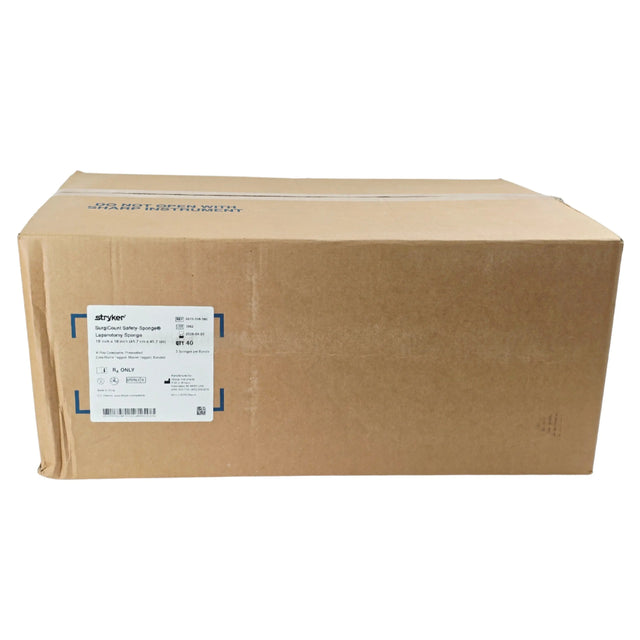 Stryker 0611018180 SurgiCount Safety-Sponge Laparotomy Sponge 18" x 18" Sterile 5/PK – New Stryker
