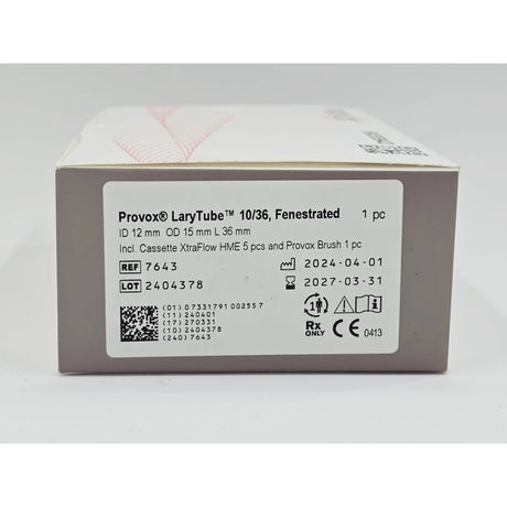 Atos Medical 7643 Provox LaryTube Fenestrated 10/36 Laryngectomy Tube – New Atos Medical