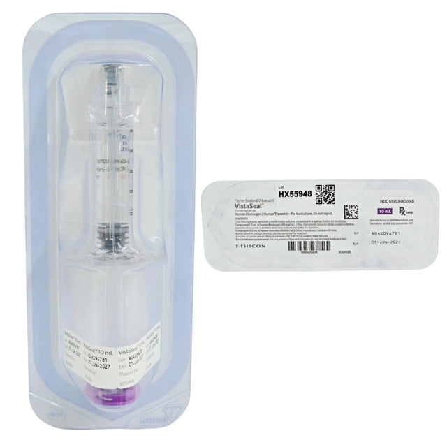 Ethicon 61953-0020-8 VISTASEAL Fibrin Sealant Human 10mL Frozen Solutions – New Ethicon
