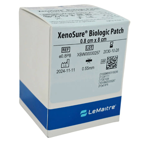 LeMaitre E0.8P8 XenoSure Biologic Patch 0.8cm x 8cm Bovine Pericardium – New LeMaitre
