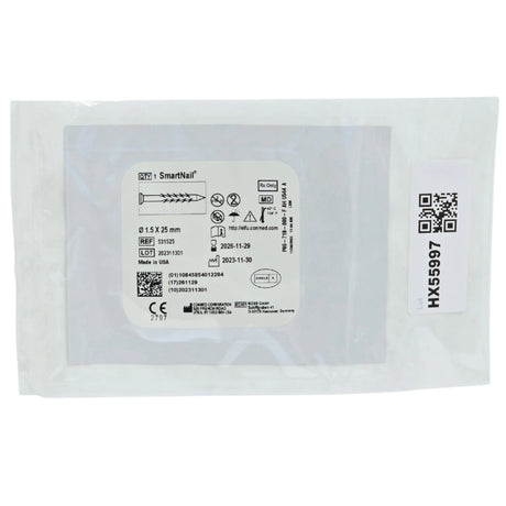 ConMed Linvatec 531525 SmartNail PLA Bioresorbable Fragment Fixation Nail 1.5mm x 25mm – New ConMed