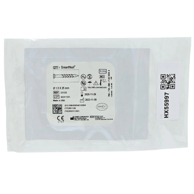 ConMed Linvatec 531525 SmartNail PLA Bioresorbable Fragment Fixation Nail 1.5mm x 25mm – New ConMed