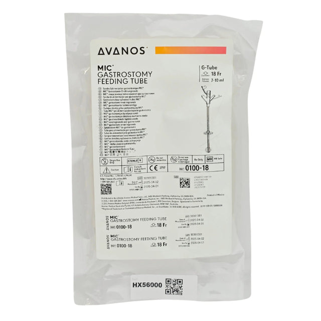 Avanos 94776 MIC Gastrostomy Feeding Tube 18Fr 7–10mL Balloon – New Avanos