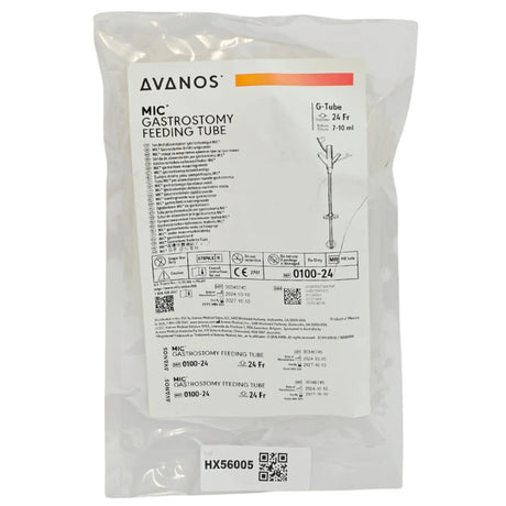 Avanos Medical 94784 MIC Gastrostomy Feeding Tube 24Fr 7–10mL Balloon 1/EA – New Avanos