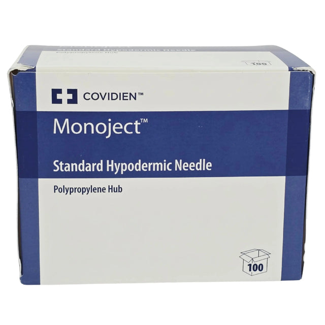 Covidien 1188827112 Monoject SoftPack Hypodermic Needle 27G x 1-1/2" Luer Lock 100/Box - New Covidien