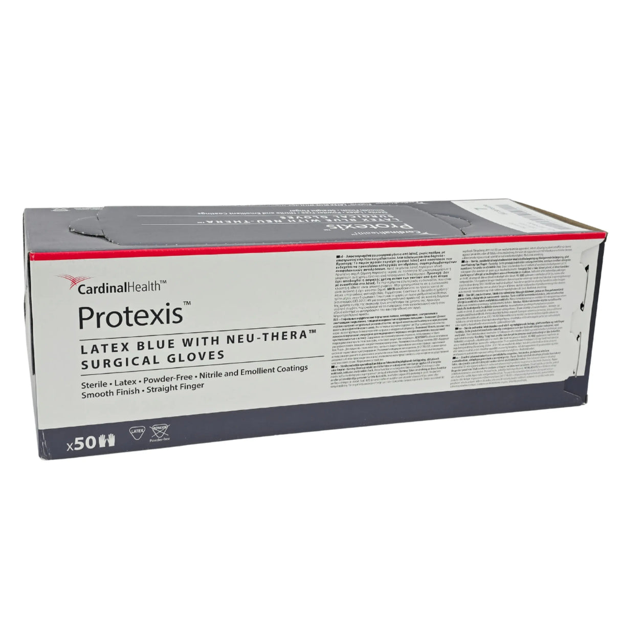 Cardinal Health 2D72LU70 Protexis Latex Blue Surgical Gloves with Neu-Thera Size 7 Sterile 50 Pairs/Box - New Cardinal Health