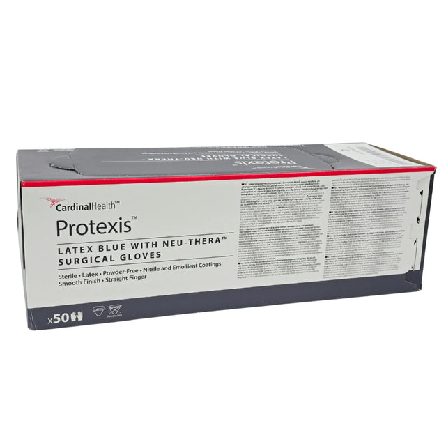 Cardinal Health 2D72LU70 Protexis Latex Blue Surgical Gloves with Neu-Thera Size 7 Sterile 50 Pairs/Box - New Cardinal Health