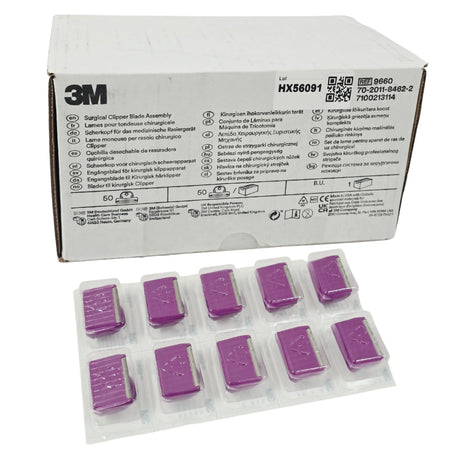 3M 9660 Single-Use Pivoting Surgical Clipper Blade Assembly (For 9661 / 9661L) 50/Box - New 3M