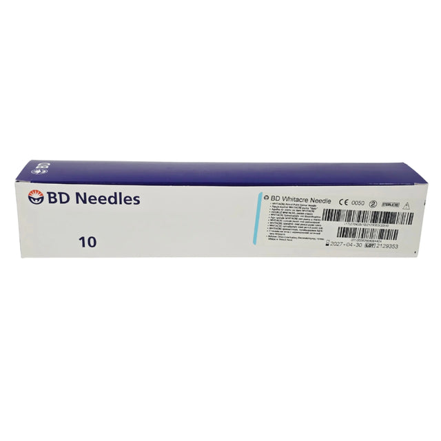 BD Whitacre 409442 High-Flow Pencil Point Spinal Needle 25G x 4-11/16" Luer Hub 10/Box - New BD