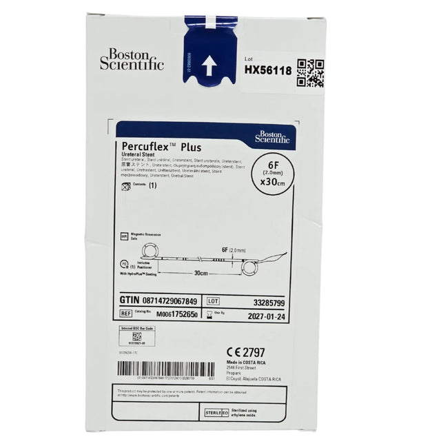 Boston Scientific M0061752650 Percuflex Plus Ureteral Stent 6 Fr x 30 cm - New Boston Scientific