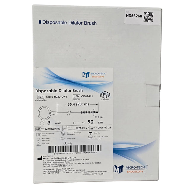 Micro-Tech Medical CB10-0030/09-S Single-Use Retrieval Crown Baskets 9 mm Width - Box of 10 - New Micro-Tech