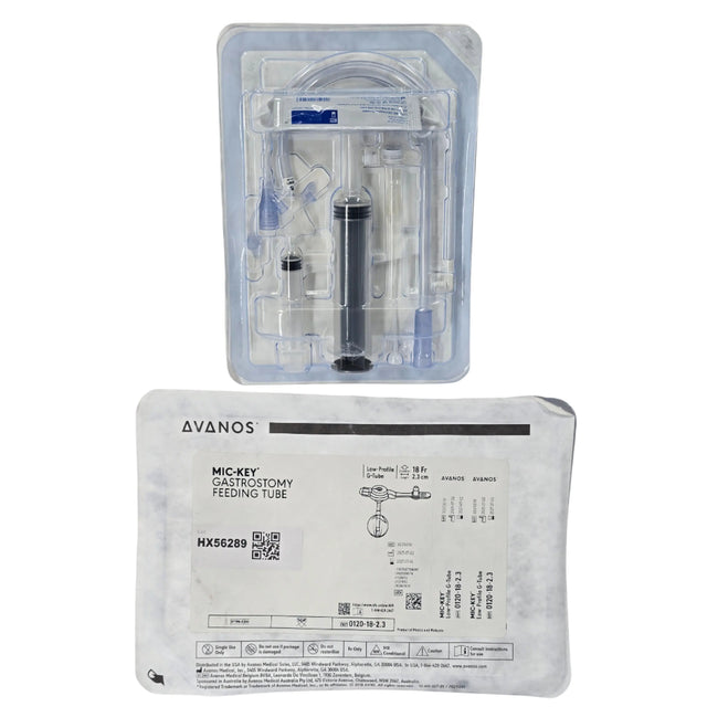 Avanos 94886 MIC-KEY Low-Profile Gastrostomy Feeding Tube Kit 18 Fr x 2.3 cm - New Avanos