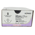 Ethicon VCP840D Vicryl Plus Antibacterial Suture Size 5-0 Undyed 18 in P-3 Needle - Box of 12 - New Ethicon