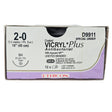 Ethicon D9911 Coated VICRYL Plus Antibacterial Suture, 2-0, 18" Ethicon