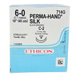 Ethicon 714G PERMA-HAND Silk Suture, 6-0, 18" Ethicon