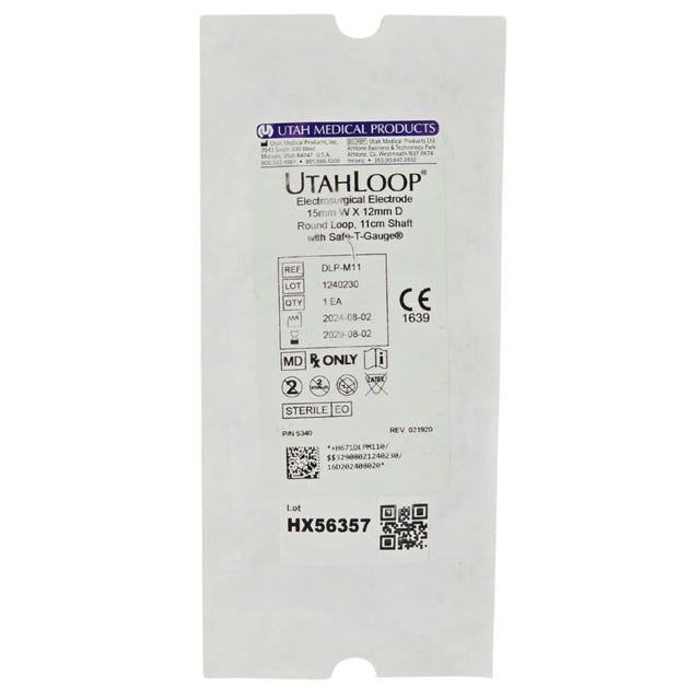 Utah Medical DLP-M11 UtahLoop Electrosurgical LETZ/LEEP Loop Electrode with SAFE-T-GAUGE Utah Medical Products