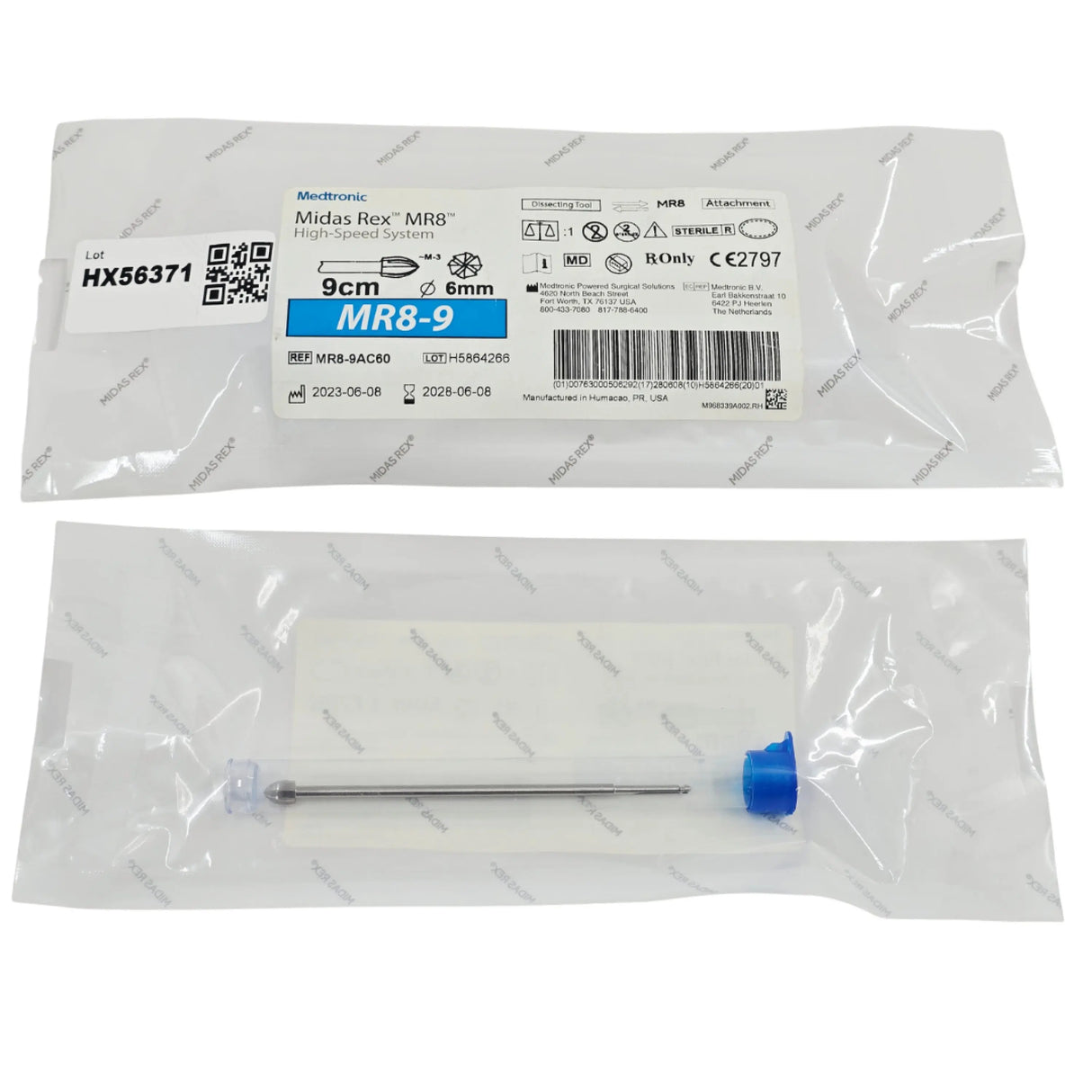 Medtronic MR8-9AC60 Midas Rex MR8 9 cm Angled Attachment - New / Sterile Medtronic