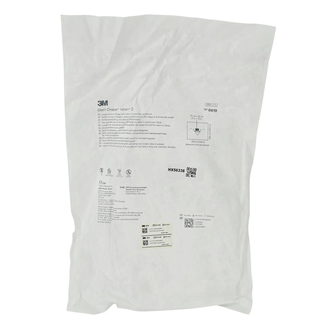 3M 6619 Steri-Drape Large Patient Isolation Drape with Ioban 2 Incise Film & Pouch, 129" x 100" - New / Sterile 3M
