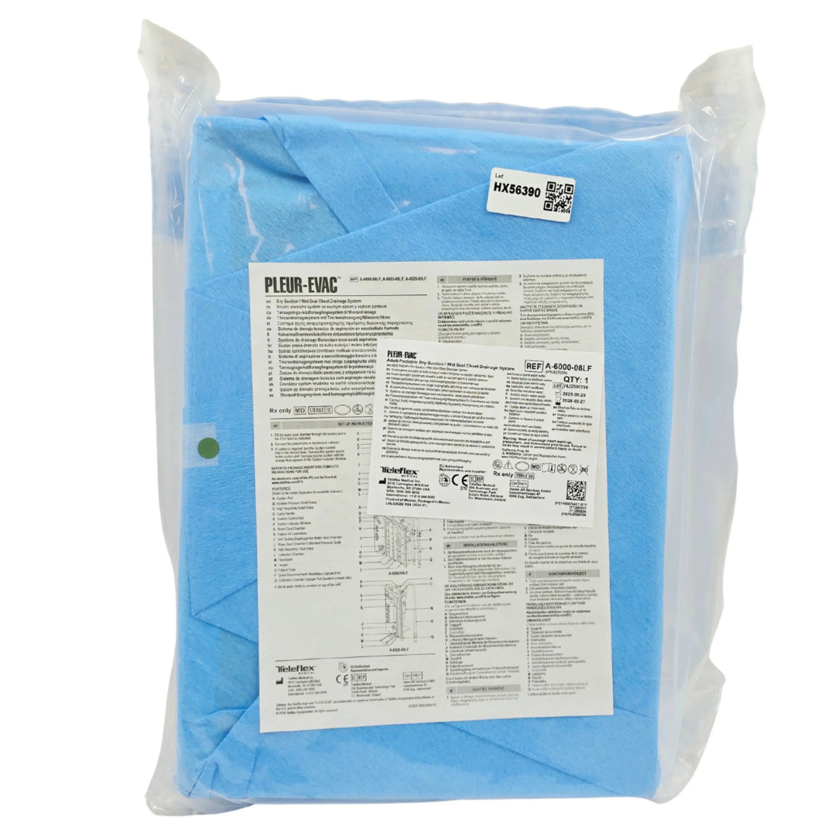 Teleflex Pleur-Evac Sahara A-6000-08LF Dry Suction Chest Drainage System - New Teleflex