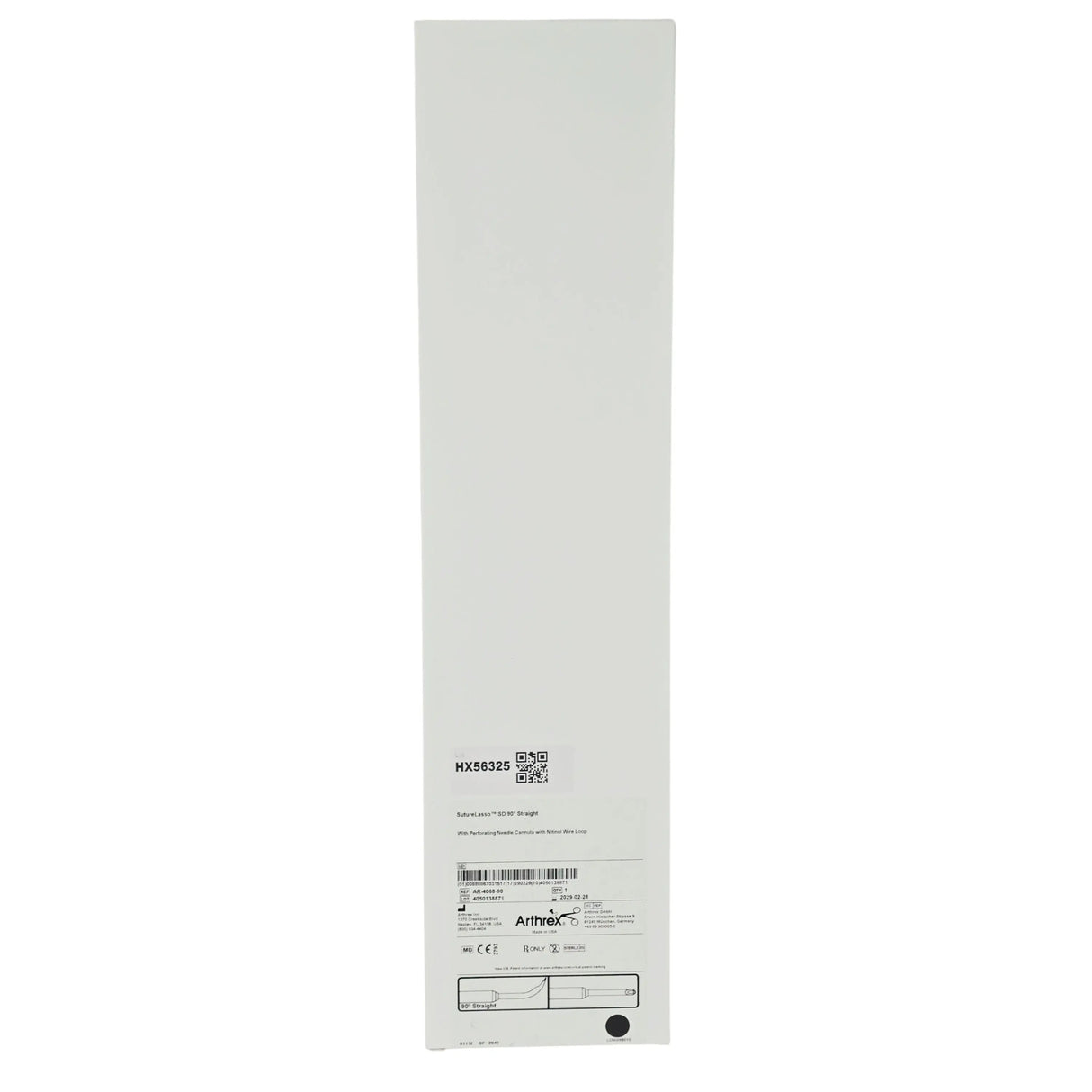 Arthrex AR-4068-90 Small Diameter SutureLasso SD, 90° Straight Tip - Box of 1 Arthrex