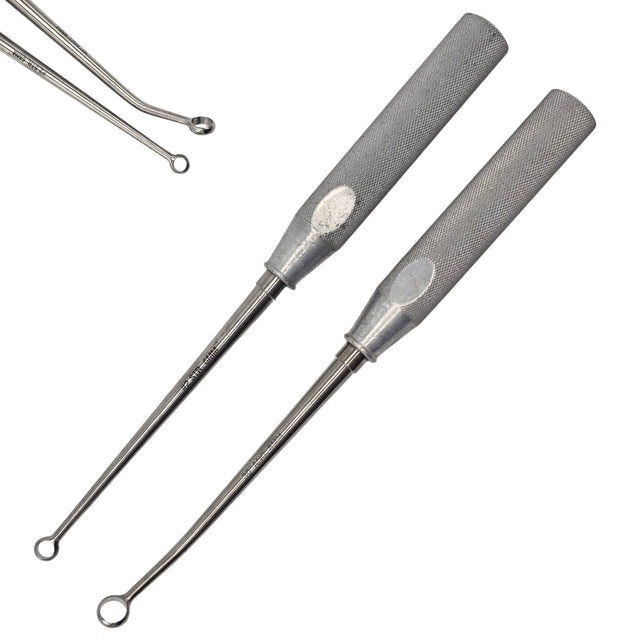 Codman 23-1014 and 23-1021 Orthopedic Ring Curette Set Preowned