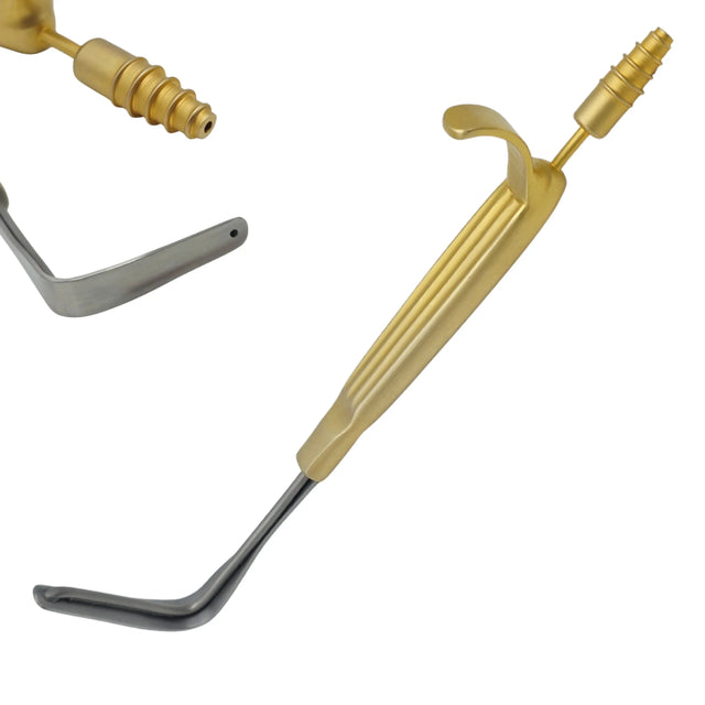 Daisy Instruments RS.190.19 Gerbault Suction Retractor Gold-Plated 19cm New