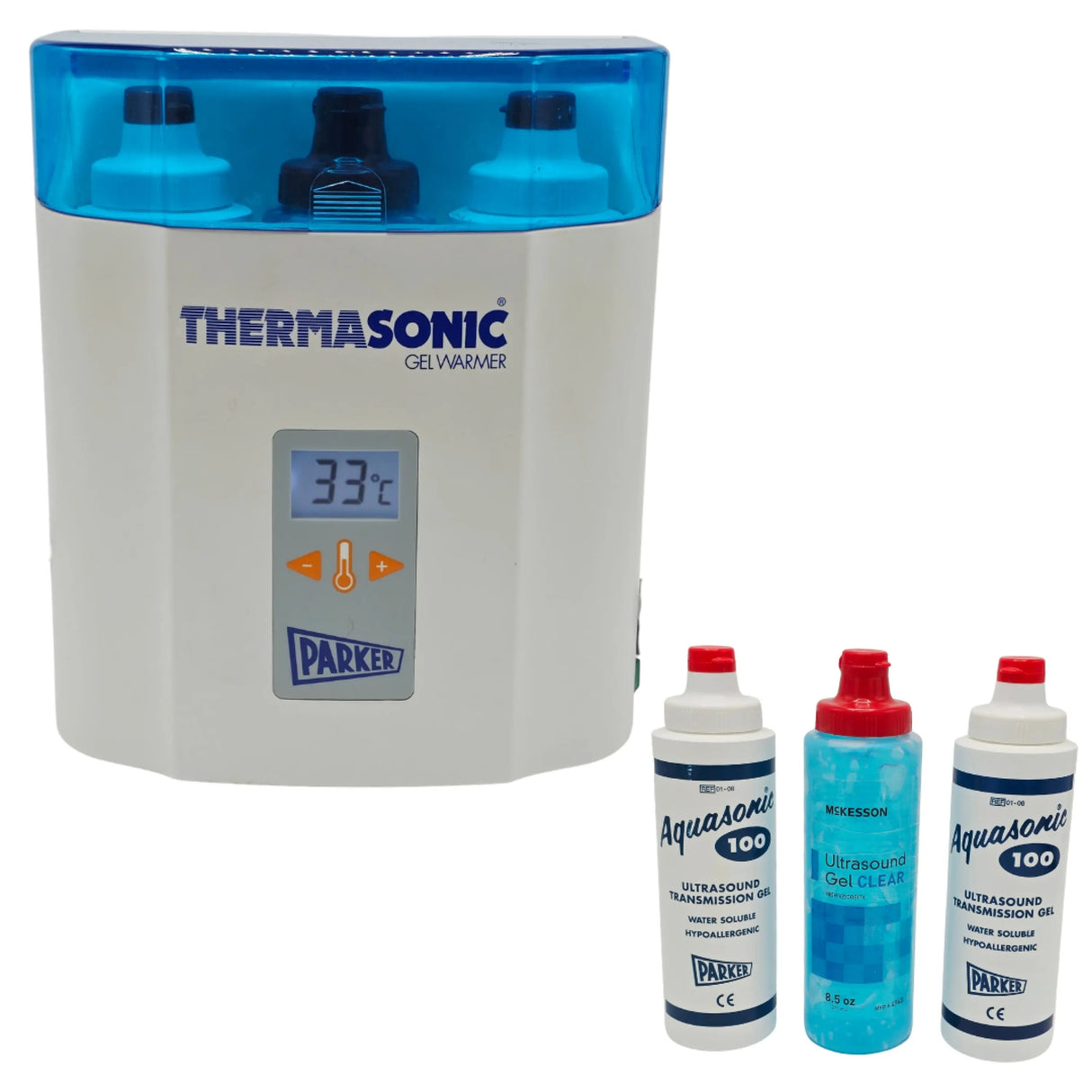 Parker Laboratories 83-03 Thermosonic Gel Warmer 3-Bottle Model with LED Display, 120V Parker Laboratories