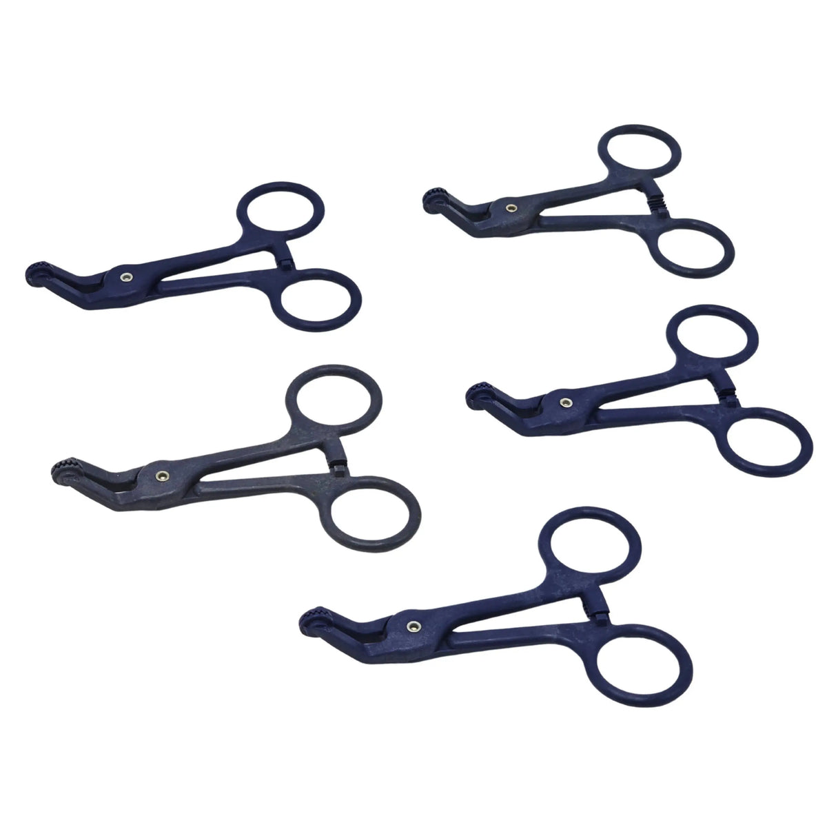 Dravon T-200 True Blue Angled Towel Draping T-Clamps Pack of 5 Preowned