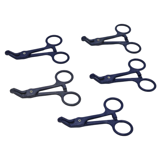 Dravon T-200 True Blue Angled Towel Draping T-Clamps Pack of 5 Preowned