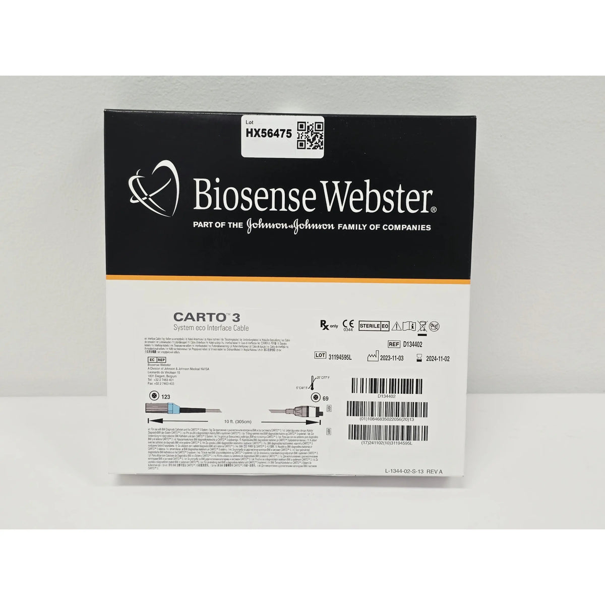 Biosense Webster Inc, D134402, BX/1, New - Inner Sterile Package Intact, 10846835022056, EXPIRED Biosense Webster Inc