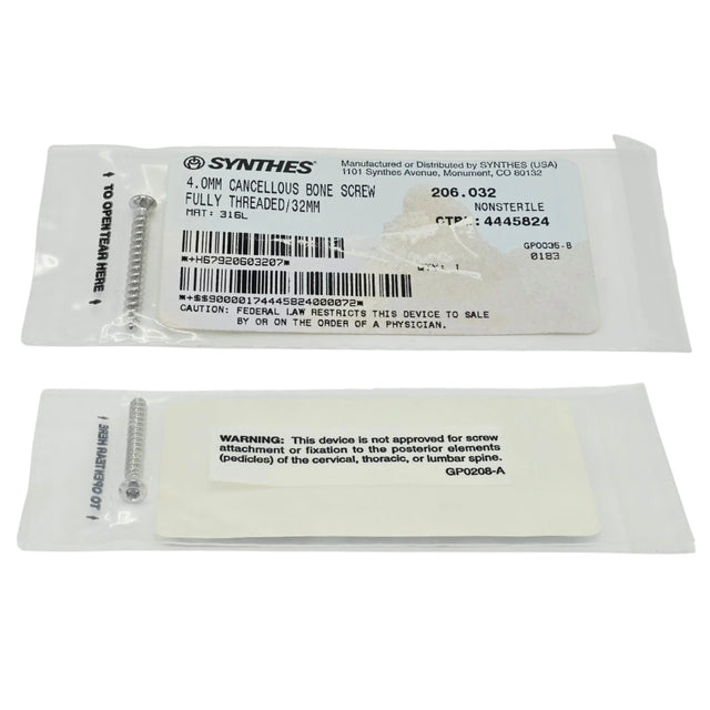 Synthes 206.032 LC-DCP Plate 2.0mm Stainless Steel - New Synthes